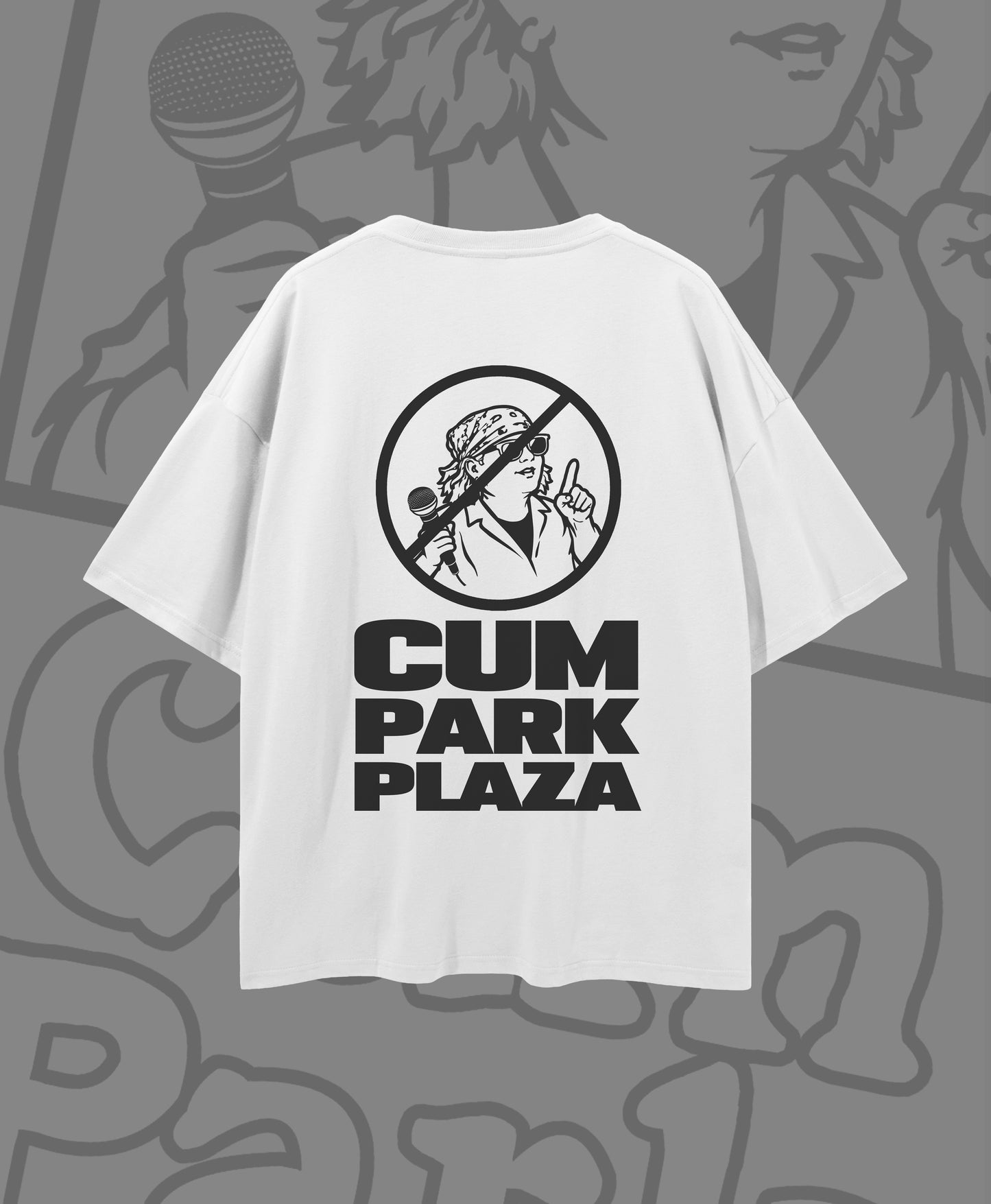 Rest In Piss Cum Park Plaza T-Shirt (White)